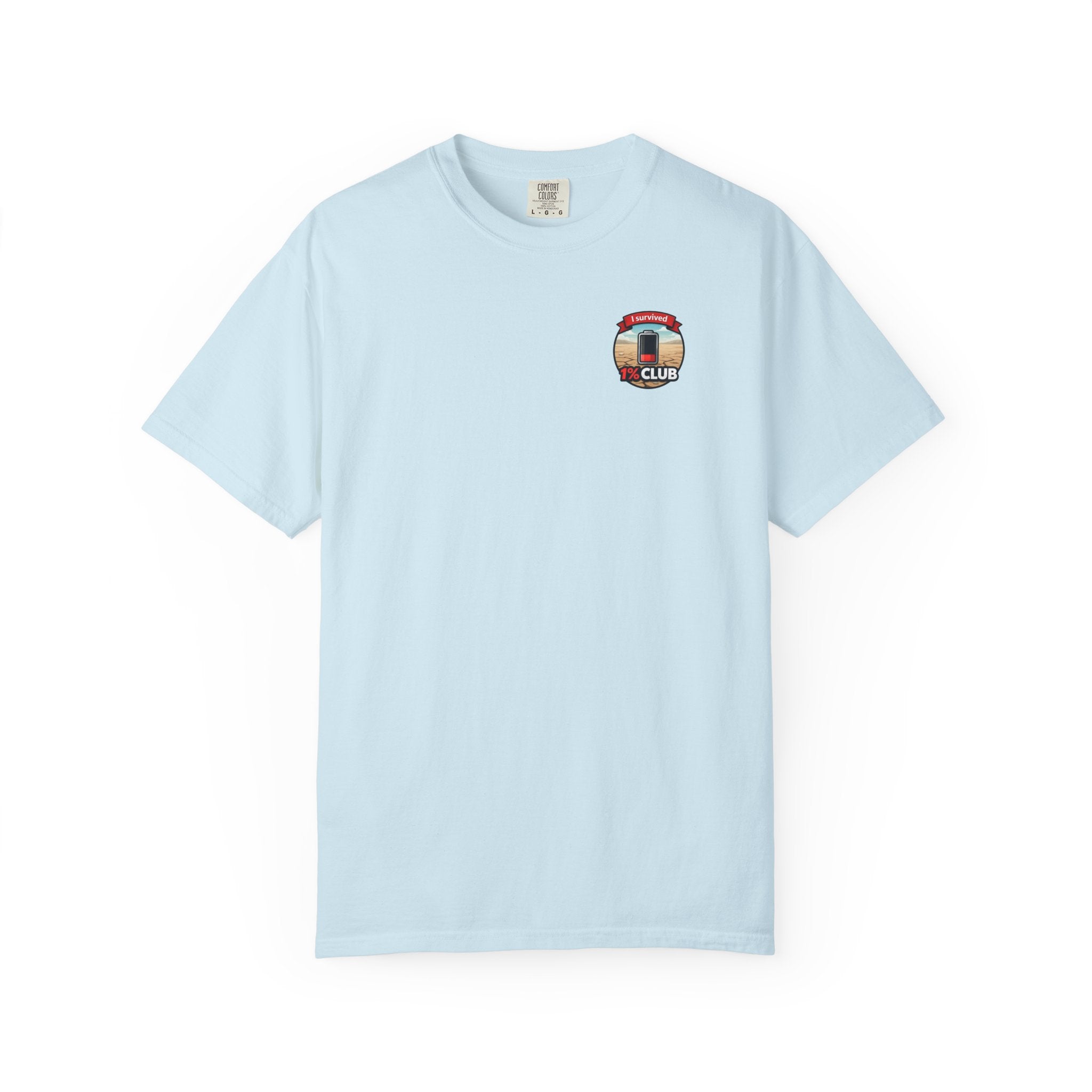 1% Club Unisex Garment-Dyed T-shirt