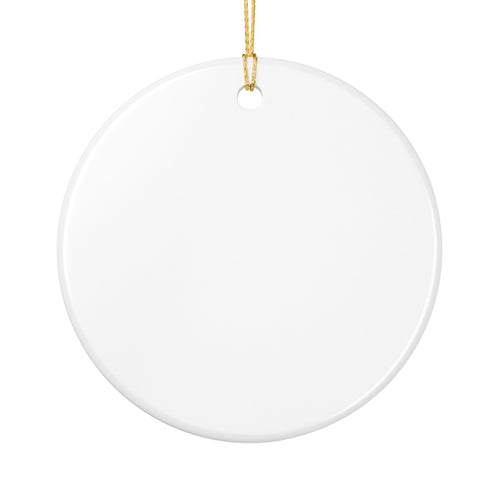 1% Club Ceramic Ornament, (1pc)